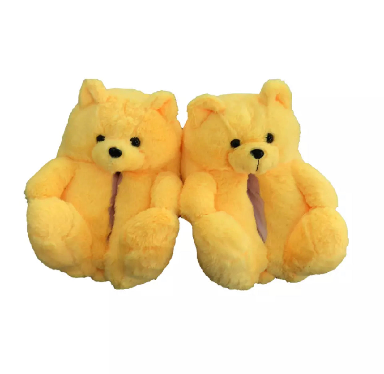 Plush Teddy Bear Slippers